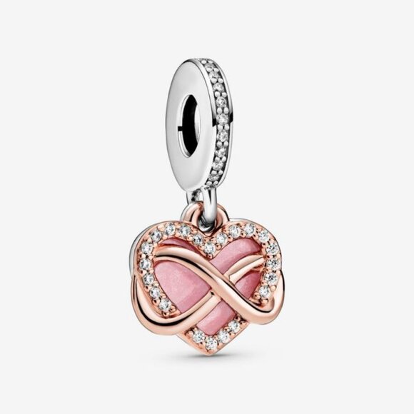 Pandora Jewelry - Sparkling Infinity Heart Dangle Charm